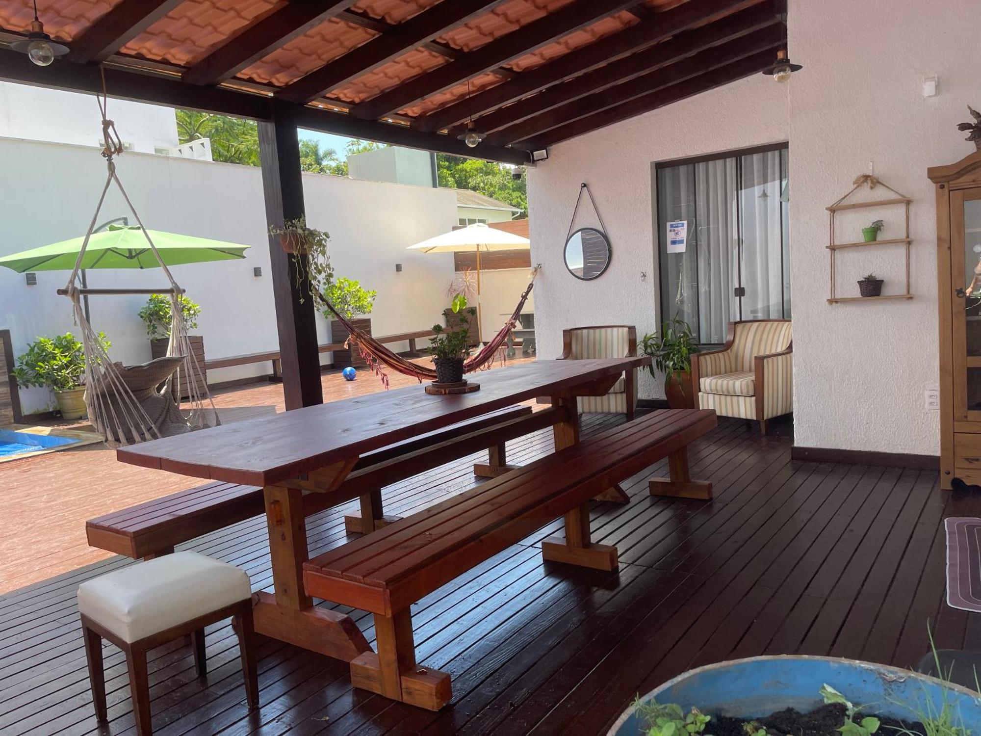 Linda Casa 4 Quartos Com Piscina Para Familia Na Praia De Canasvieiras Holiday home *